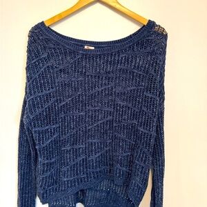 Garage Blue Knit Sweater
